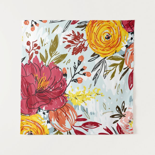 Tapiz Rosas Hermosas (Anverso)