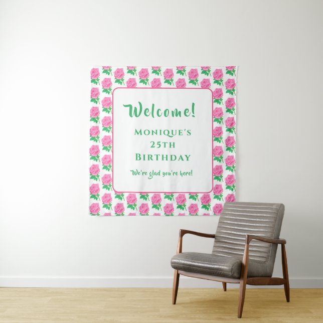 Tapiz Rosas rosas rosas (In situ)