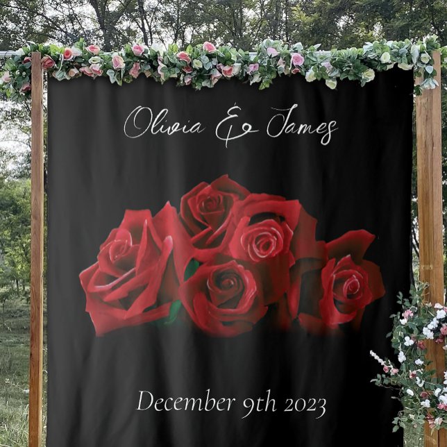 Tapiz Roses rojos blancos negros (Subido por el creador)