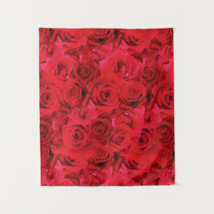Tapiz Roses Rojos Repetir Patrón Floral
