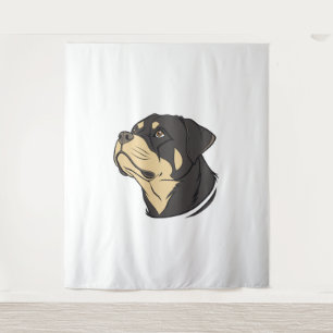 Tapiz Rottweiler Dog Art