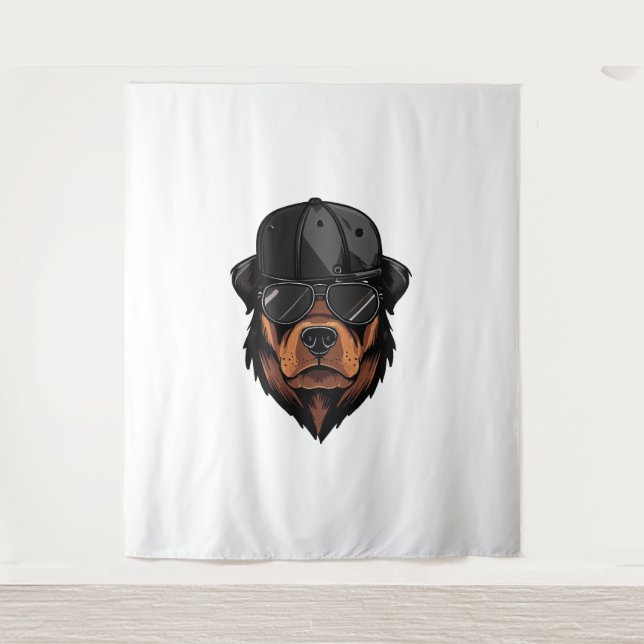 Tapiz Rottweiler Gangster (Anverso)