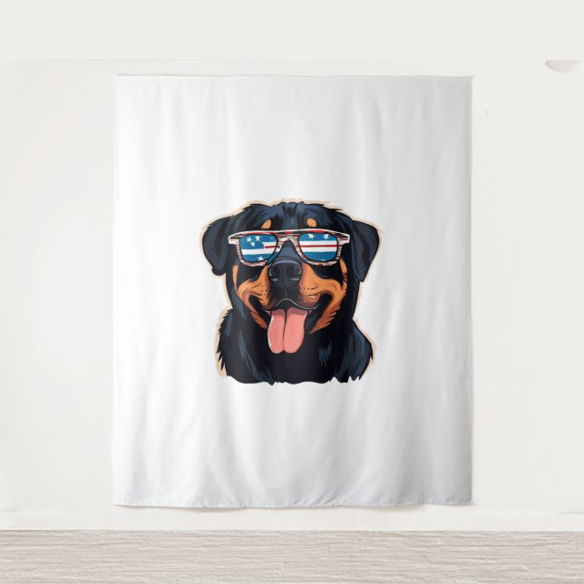 Tapiz Rottweiler Puppy (Anverso)