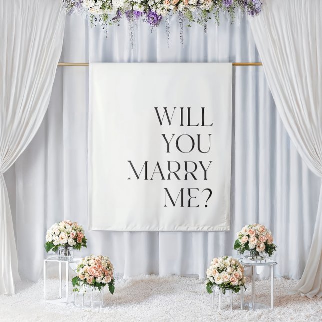 Tapiz Rótulo de propuesta de matrimonio imprimible (Subido por el creador)