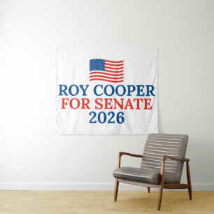 Tapiz Roy Cooper al Senado Elección 2026