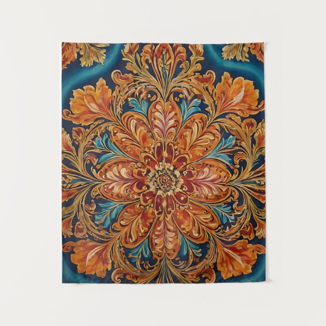 Tapiz Royal Baroque Floral Tapestry (Anverso)