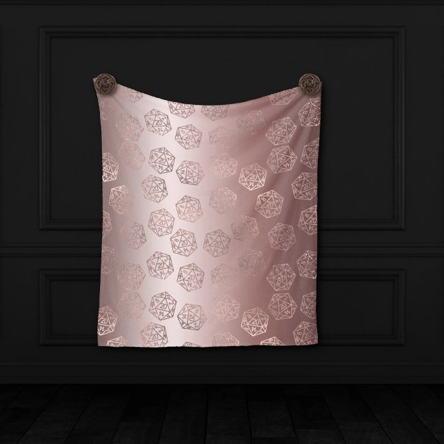 Tapiz RPG Luxe | Mauve Fantasy Tabletop Dice Photo Booth (Subido por el creador)