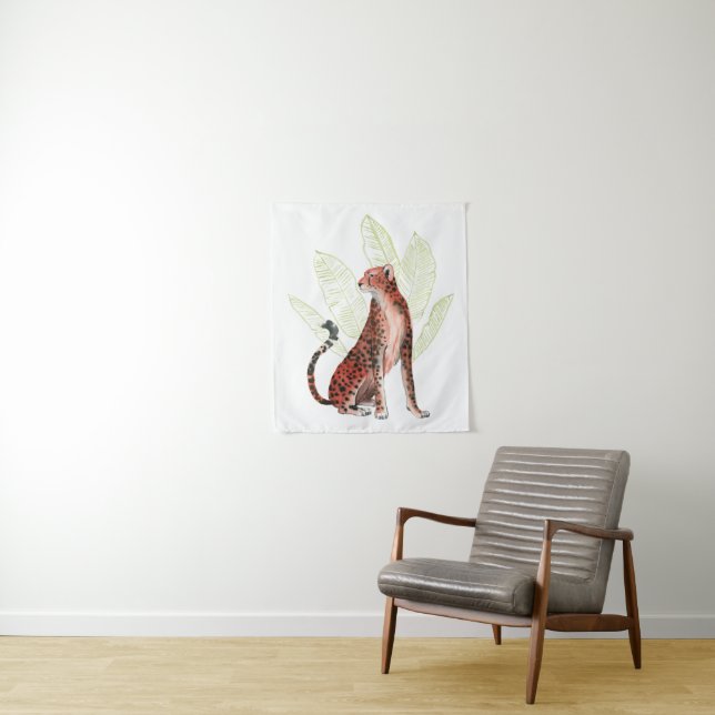 Tapiz Ruby Runner Leopardo (In situ)