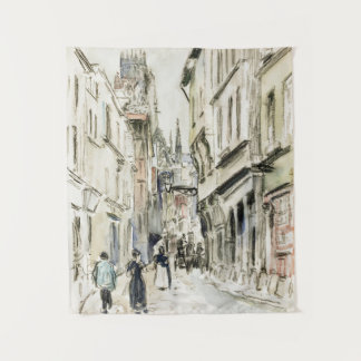 Tapiz Rue Damiette, Rouen (aproximadamente 1884) por Cam