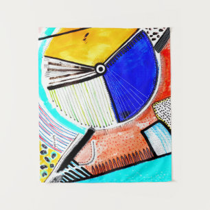 Tapiz Rueda abstracta