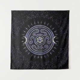 Tapiz Rueda de Hecate con Ametist y Plata