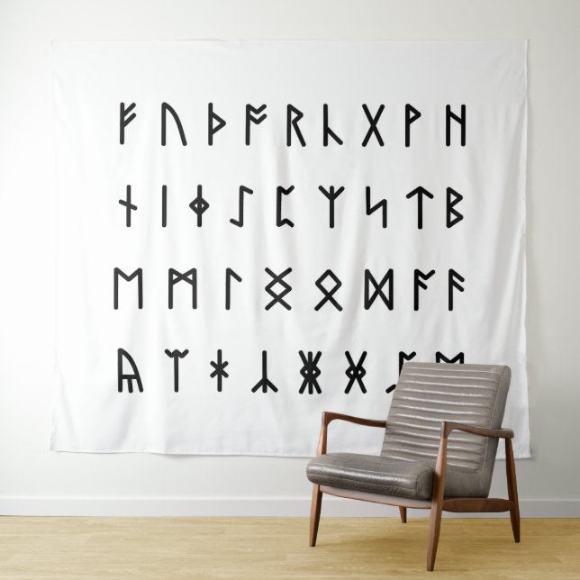 Tapiz Runic Alphabet [Futhorc] (In situ (horizontal))