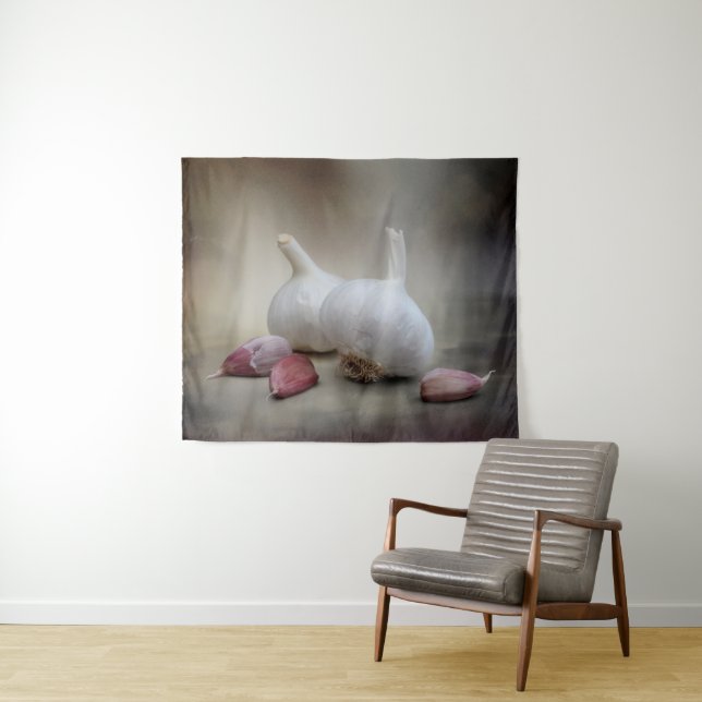 Tapiz Rustic Farmhouse Kitchen Garlic Food Photography (In situ (horizontal))