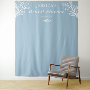 Tapiz Rústico Dusty Blue Backdrop Bridal