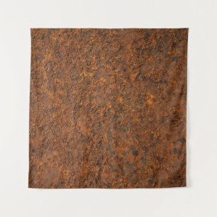 Tapiz Rusty Metalizado: Estética texturizada de hierro.