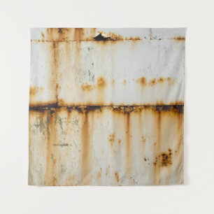 Tapiz Rusty White Metalizado: Superficie texturizada