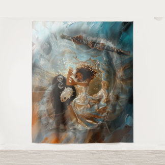 Tapiz Sacerdotes de vestimenta plateada Occult Dark Witc