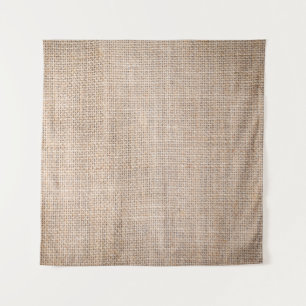 Tapiz Sackcloth hessi, fondo de textura trenzada.