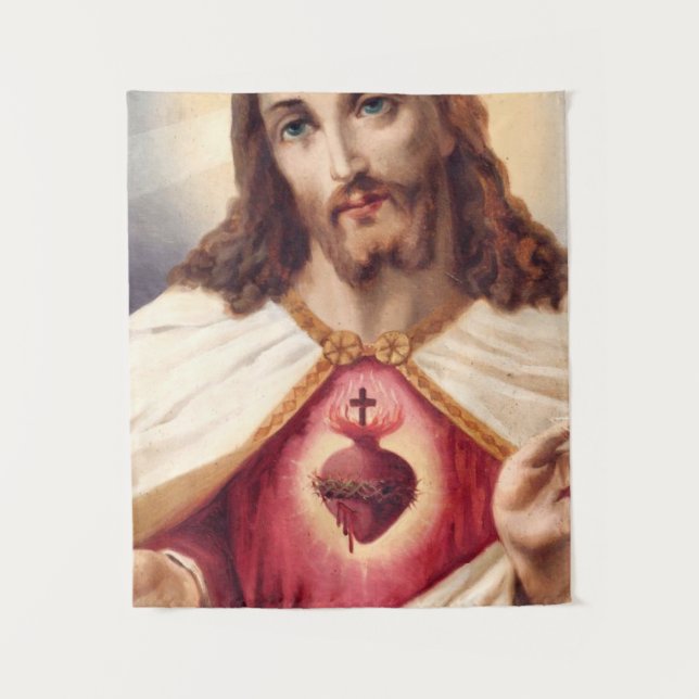 Tapiz Sacred Heart Of Jesus (Anverso)
