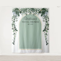 Sage Green Arch Botanic Bridal Shower