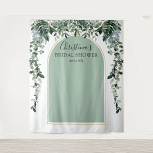 Tapiz Sage Green Arch Botanic Bridal Shower