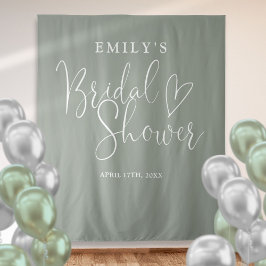 Tapiz Sage Green Bridal Shower