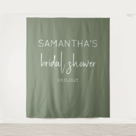 Tapiz Sage Green Bridal Shower