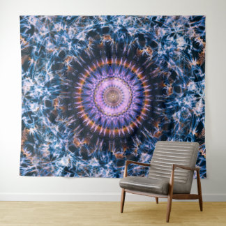 Tapiz Sagitario A Mandala de Arte Espacial Abstracto Lum