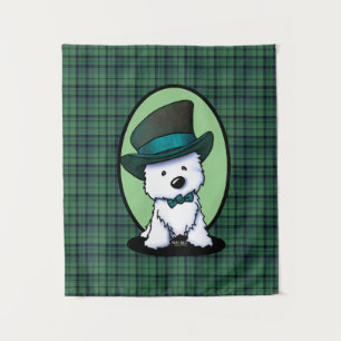 Tapiz Saint Patrick Westie KiniArt