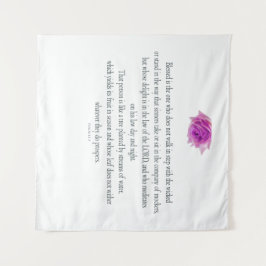 Tapiz Salmo 1, Flor,