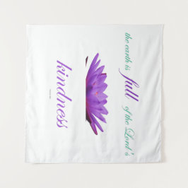 Tapiz salmo 33 amabilidad del loto púrpura