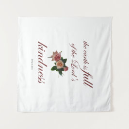 Tapiz Salmo-33, La Tierra está llena de la bondad del Se