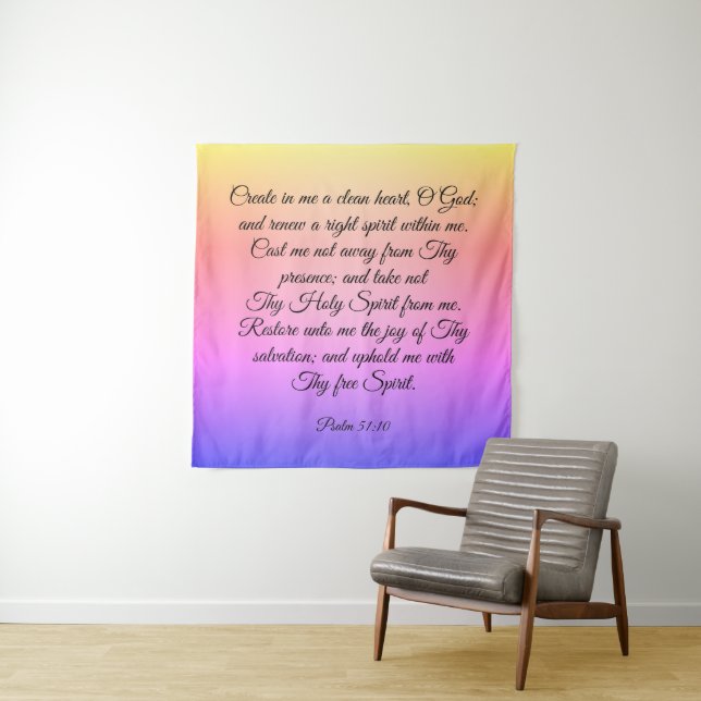 Tapiz Salmo 51:10-12 (In situ)