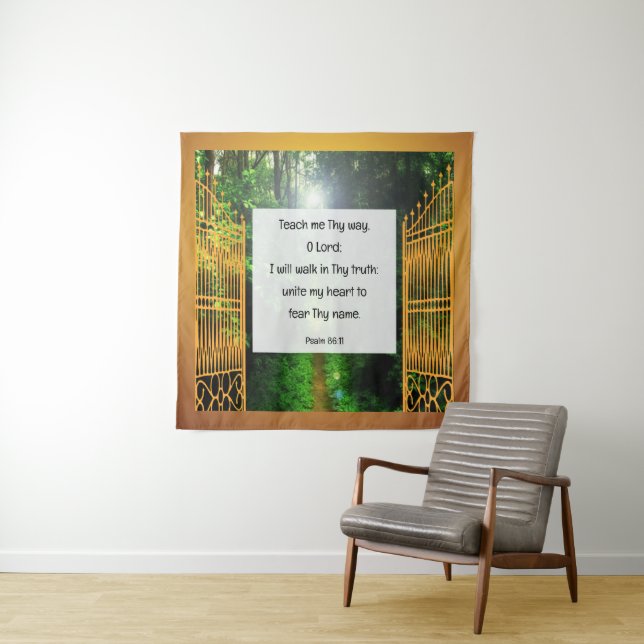 Tapiz Salmo 86:11 (In situ)