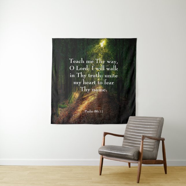 Tapiz Salmo 86:11 (In situ)
