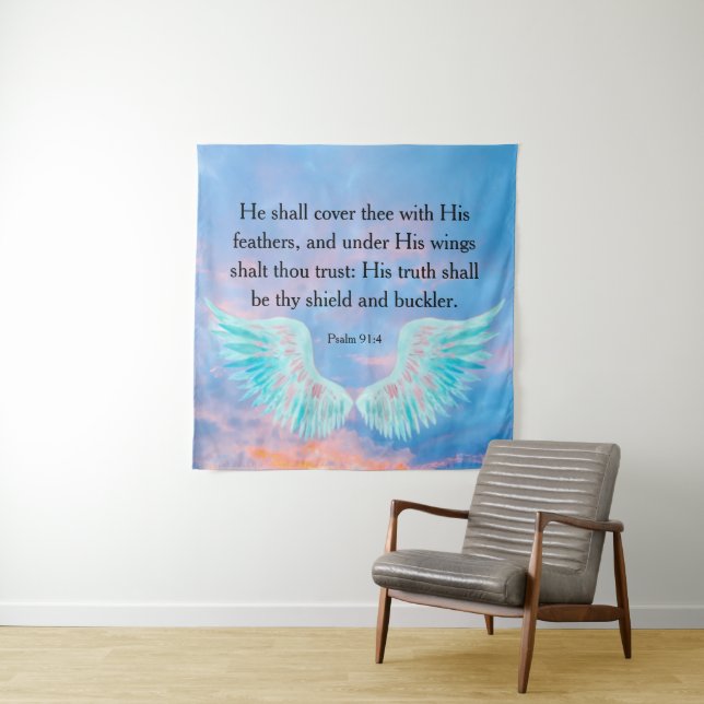 Tapiz Salmo 91:4 (In situ)