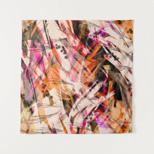 Tapiz salpicadura acuarela, fondo abstracto vintage.