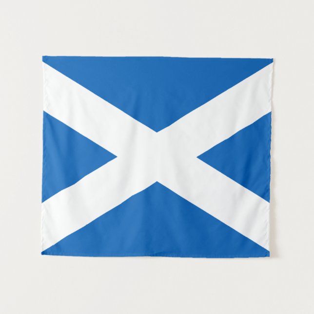 Tapiz Saltire ~ Bandera de Escocia  (Anverso (horizontal))