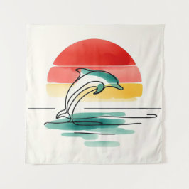 Tapiz Salto al atardecer