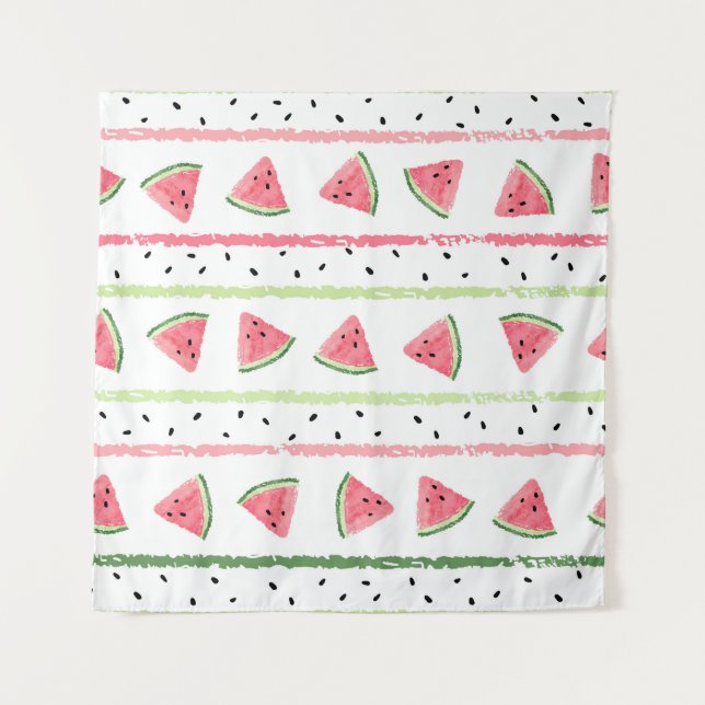 Tapiz Saltos de sandía: impermeable sin foco (Anverso)