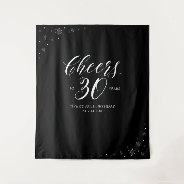Tapiz Saludos a 30 años | 30 Aniversario de los blancos  (Anverso)
