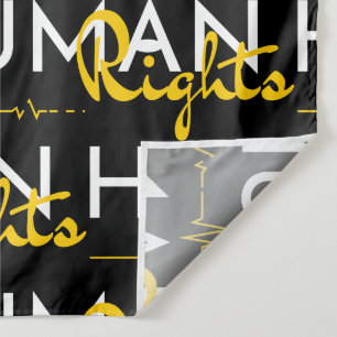 Tapiz Salvamento de los derechos humanos
