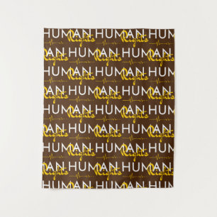 Tapiz Salvamento de los derechos humanos