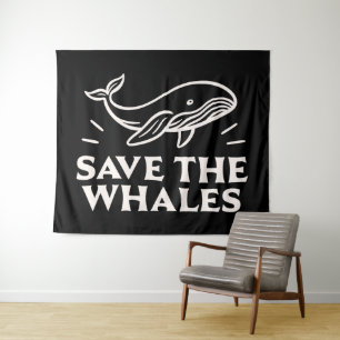 Tapiz Salvar a las ballenas