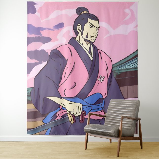 Tapiz samurai (In situ)