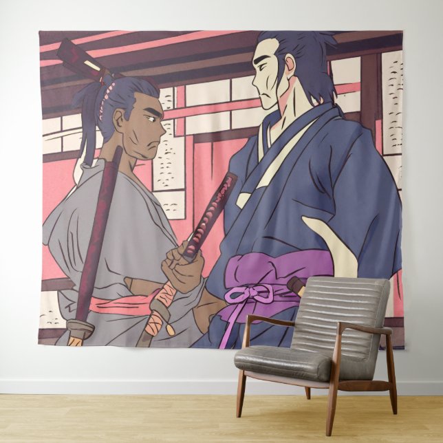 Tapiz samurai (In situ (horizontal))