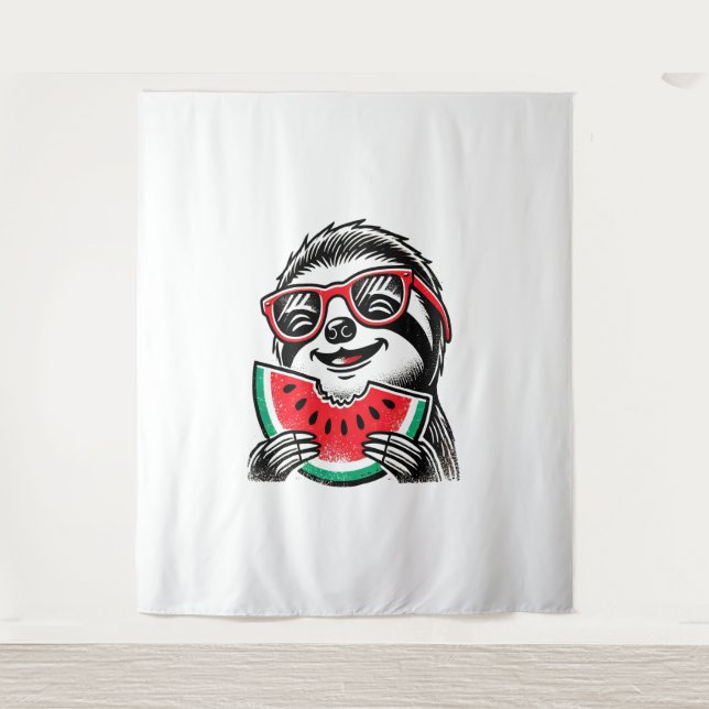 Tapiz sandía de Guay Sloing Eating (Anverso)