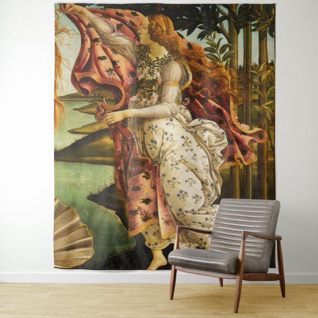 Tapiz Sandro Botticelli "El Nacimiento de Venus - Hora"  (In situ)