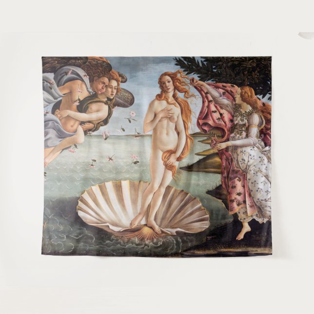 Tapiz Sandro Botticelli - Nacimiento de Venus (Anverso (horizontal))