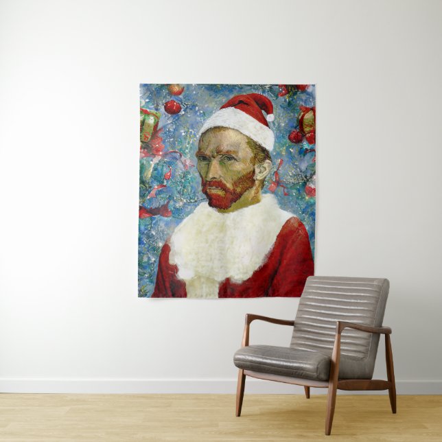Tapiz Santa Claus, Van Gogh (In situ)